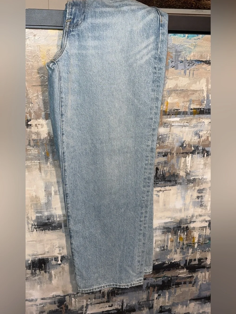 NWT Abercrombie & Fitch A&F men’s jeans authentic rigid denim ultra baggy 31x34
